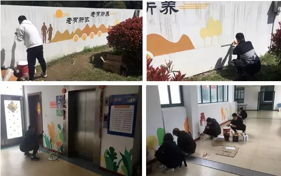 南京藝之行畫室&江寧區(qū)湯山街道開展“情系雷鋒月，愛繪敬老院”學(xué)雷鋒活動！圖二